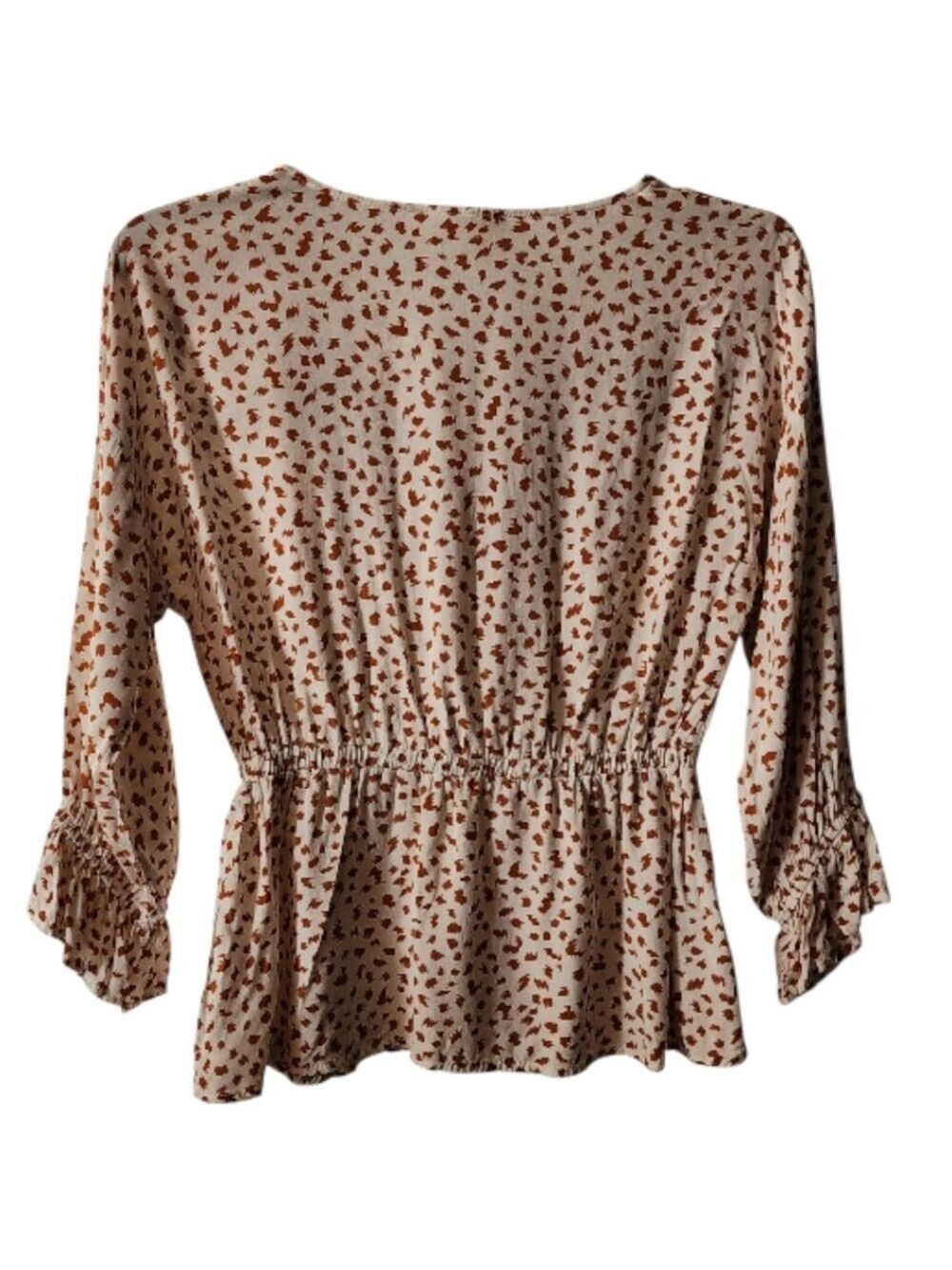 Savanna Jane Peplum Blouse Medium - Picture 3 of 5